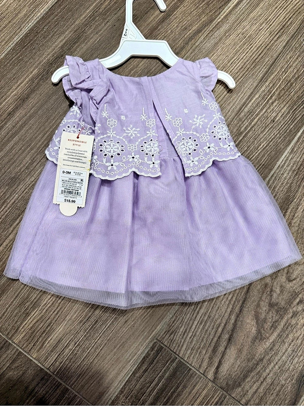Cat & Jack Baby Girls Floral Dress Set NWT